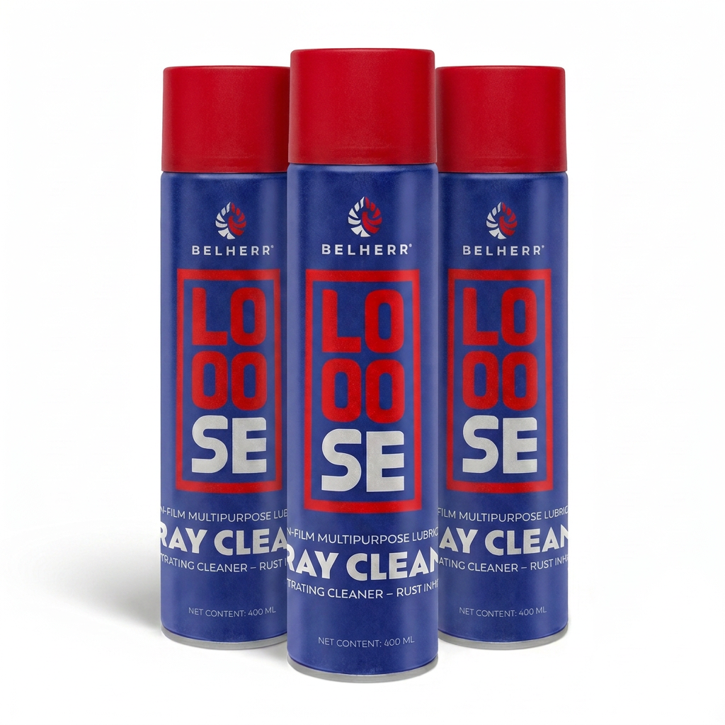 BELHERR LOOOSE Multipurpose Spray 3-Pack - three 400ml aerosol cans